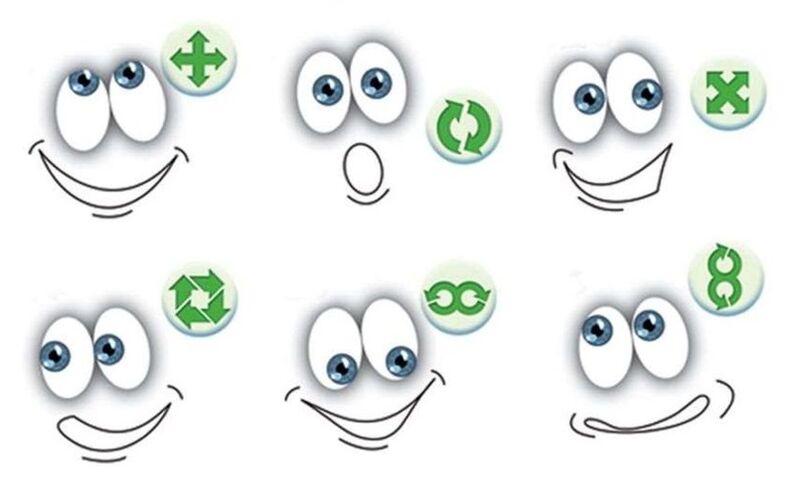 Exercices oculaires pour restaurer la vision